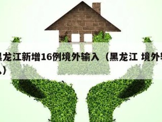 黑龙江新增16例境外输入（黑龙江 境外输入）